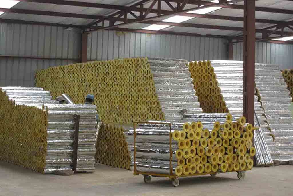 EcoIn Glass wool pipe warehouse